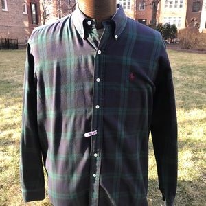 Ralph Lauren Mens Long Sleeve Flannel Shirt